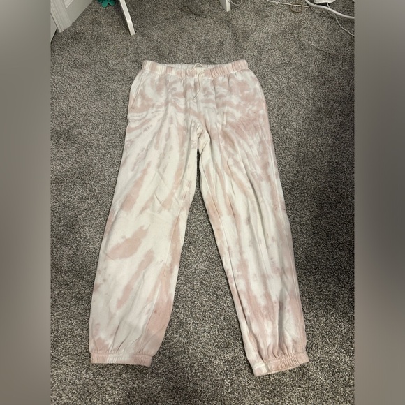 Old Navy Pants - Old navy pink & white sweatpants